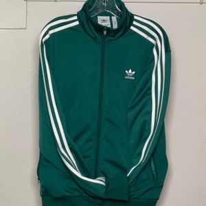 Adidas Originals ADI-Firebird Track Top Jacket Noble Green White Size M ED6072